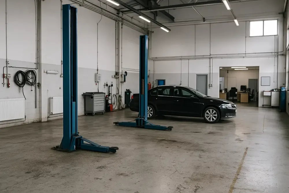 Gainsborough car workshop floor kept clean to prevent hidden maintenance costs