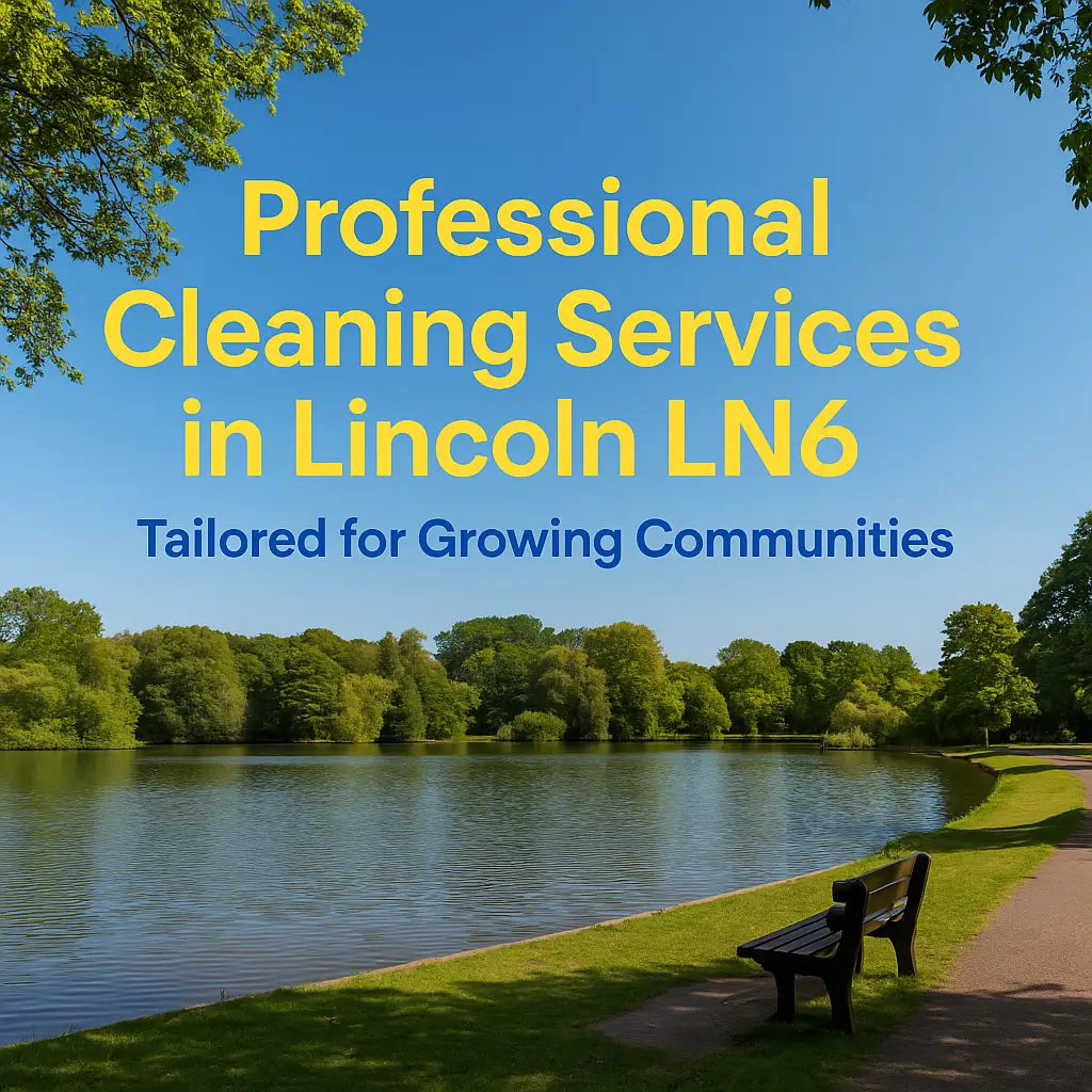 View of Hartsholme Country Park in Lincoln LN6 representing commercial cleaning area