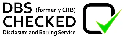 DBS checked logo showing the importance of trustworthy office cleaners in Newark