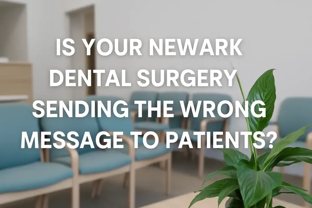Newark dental surgery waiting room showing how poor cleaning sends the wrong message to patients