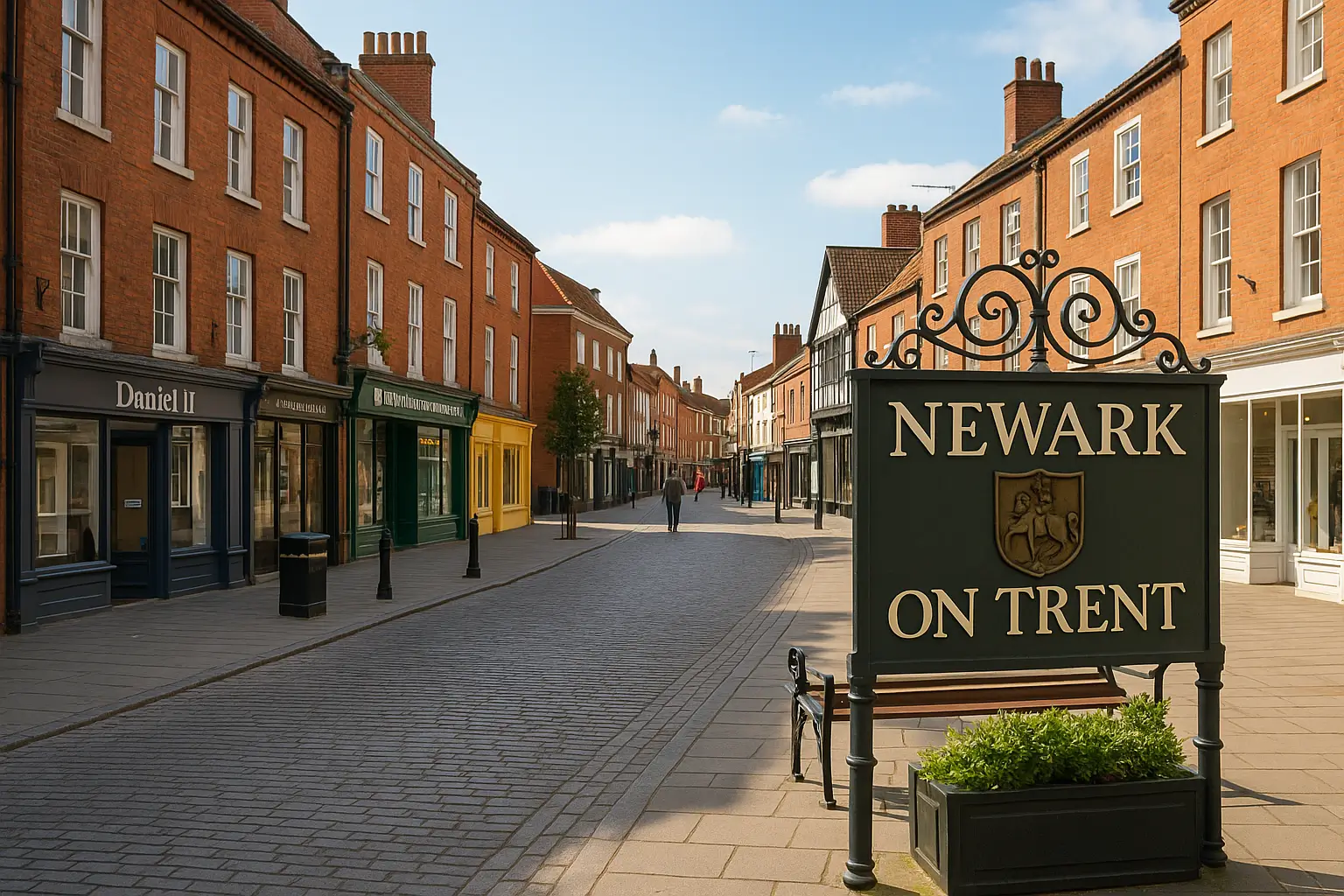 High street offices and retail buildings in Newark NG24