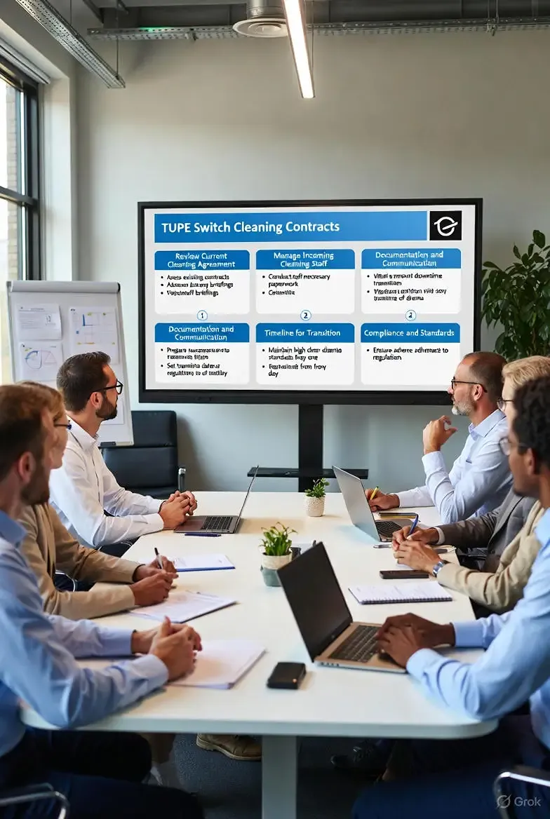 Professional handling of TUPE-related cleaning transitions