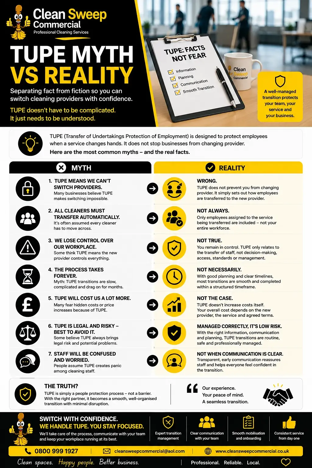 TUPE Myth vs Reality guide