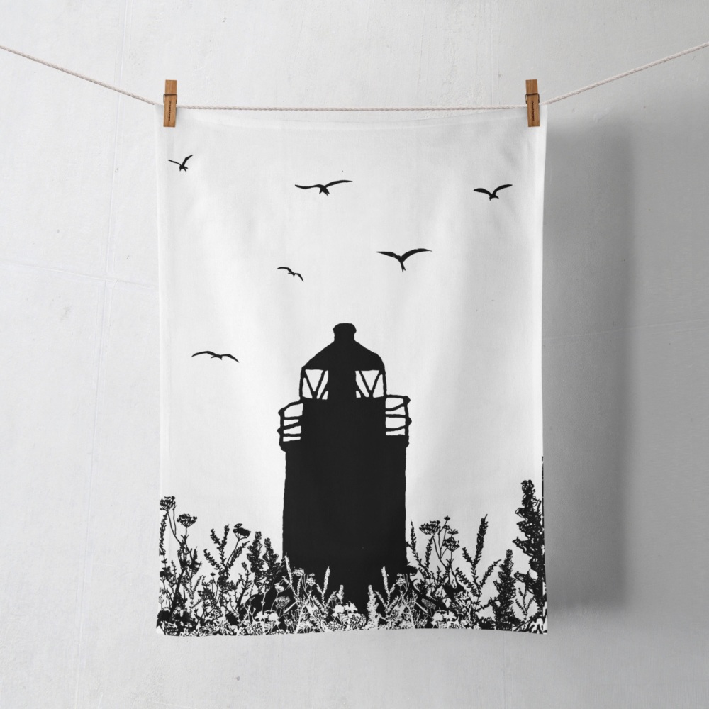 Shetland Tea Towel - Auld Lighthouse