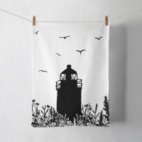 Da Banks Auld Lighthouse - Tea Towel