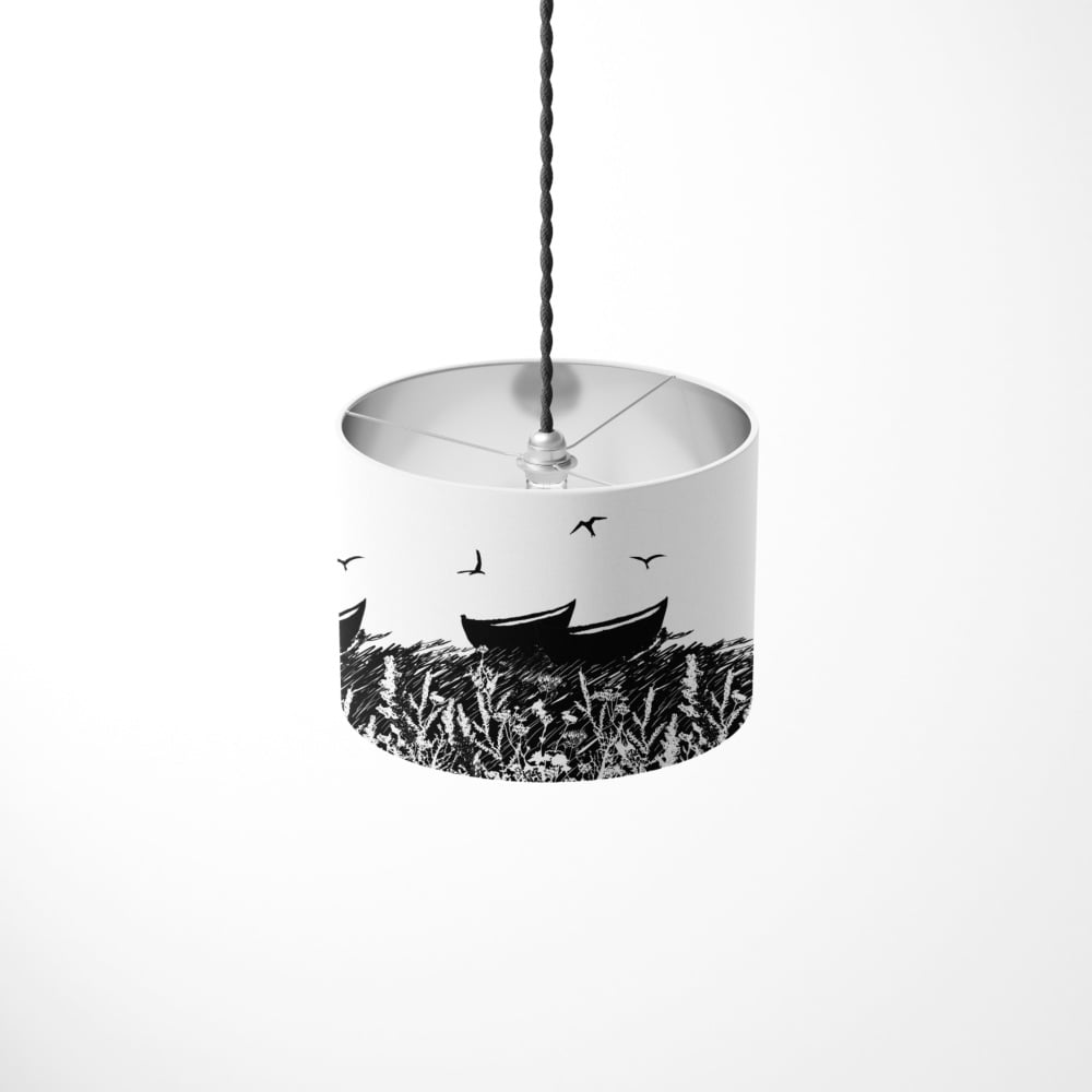 Peerie Auld Boats - Handmade Lampshade