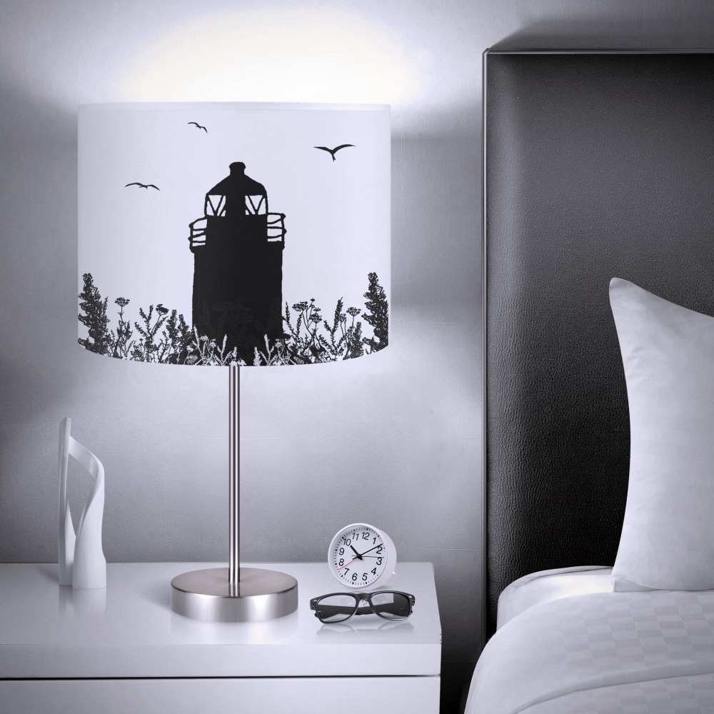 Da Banks Auld Ligthhouse - Handmade Shetland Lampshade