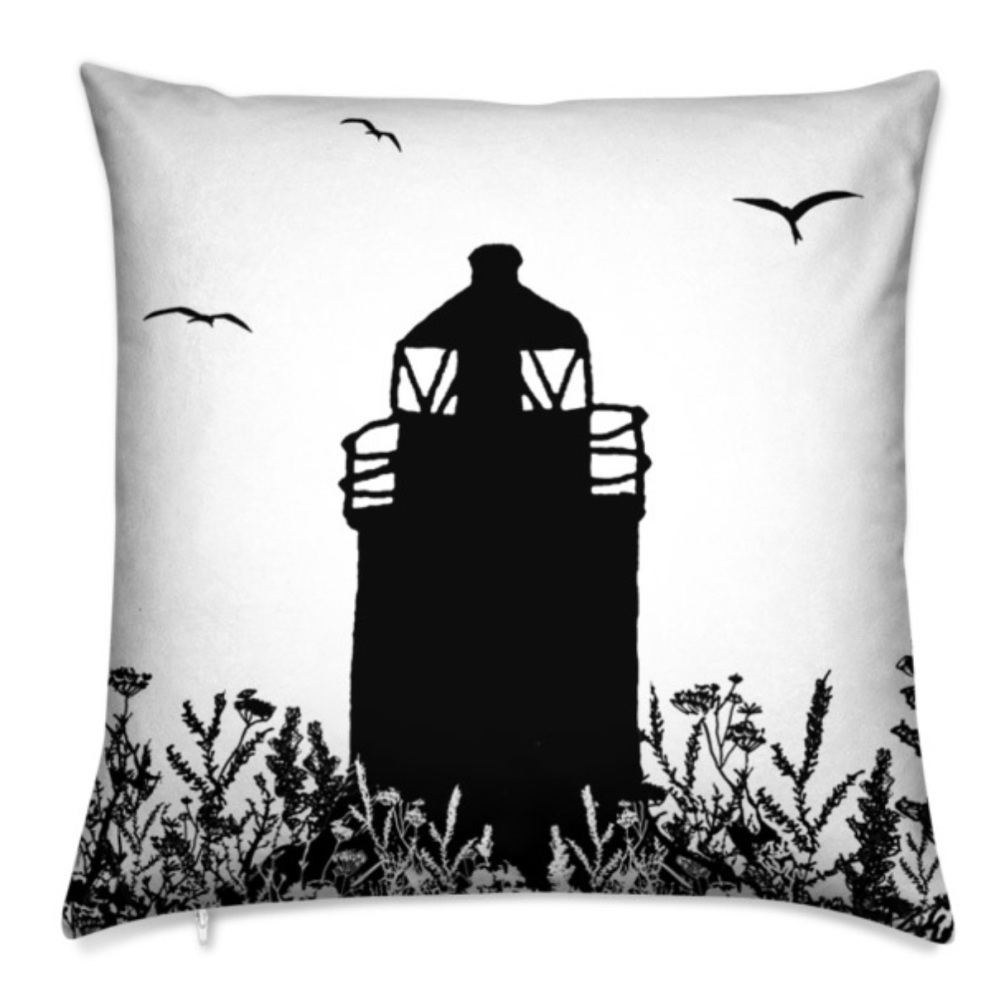 Auld Lighthouse - Velvet Cushion