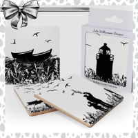 Gift boxed coaster set of 4, Banks Collection