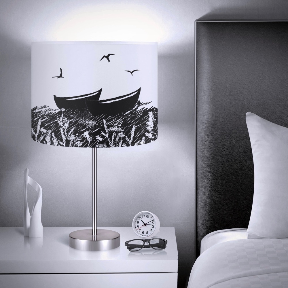 Da Banks Peerie Auld Boat - Handmade Shetland Lampshade