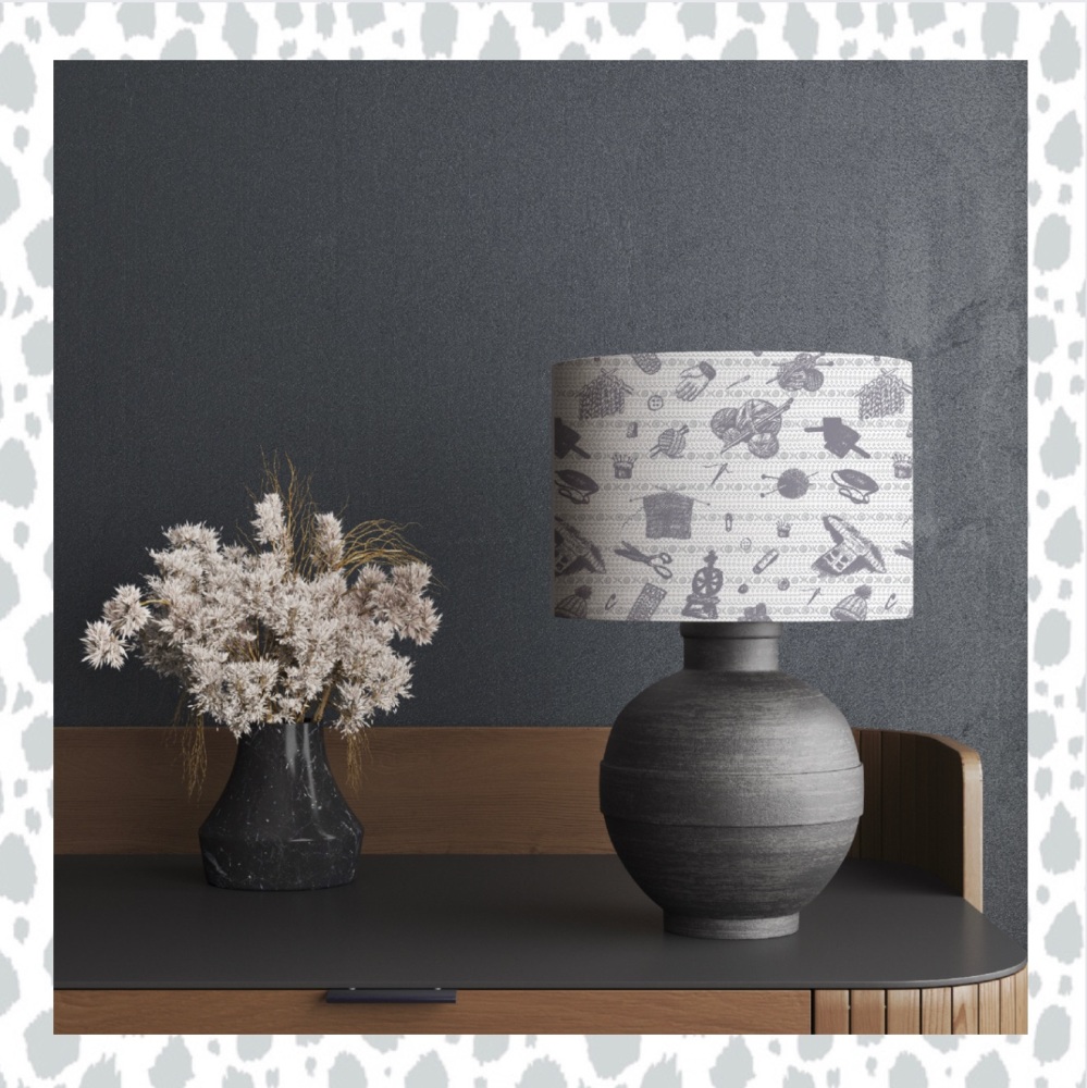 Tak Dee Sock - Handmade lampshade