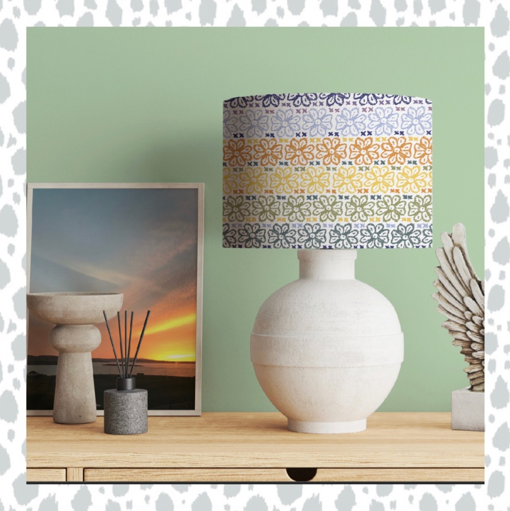 Shetland Fairisle Simmer - Lampshade