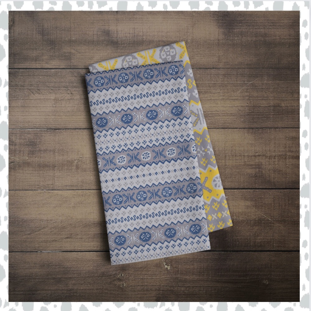 Tea Towel Gift Set Granny’s Fair Isle
