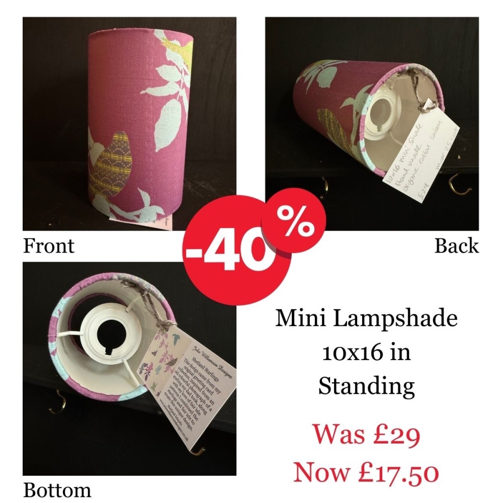 Mini Lampshade Purple - Shetland Starlings