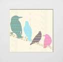 Shetland Starling Print - Line Birds
