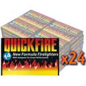 24 Packs of Quickfire Firelighters Bulk Pack