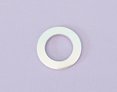 #17 - SMALL WASHER - ALUMINUM STAMPING BLANKS - 14G - PACK OF 5
