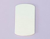 #41 - LARGE DOGTAG - ALUMINUM STAMPING BLANKS - 14G - PACK OF 5