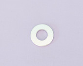 #126 - ALUMINUM STAMPING BLANKS - ROUND WASHER - 14G - PACK OF 5