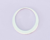 #159 - STAINLESS OFFSET WASHER - SILVER IN LARGE 38MM - PACK OF 1