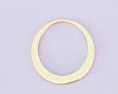 #162 - STAINLESS OFFSET WASHER - GOLD IN LARGE 38MM - PACK OF 1