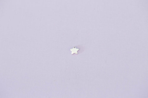 #168 - TINY STAR WITH HOLE - ALUMINIUM METAL STAMPING BLANKS - 14G - PACK O