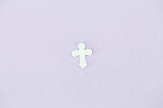 #169 - SMALL CROSS WITH NO HOLE - ALUMINIUM METAL STAMPING BLANKS - 14G - P