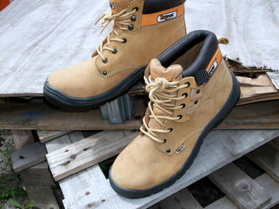 HYM004 Hymac Safety Boots (Tan) S3