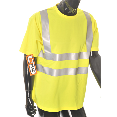 HYM874 Hymac Hi Vis T-Shirt with Hi Vis Tape (Yellow)