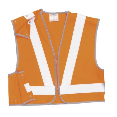 HYM012 Hymac Hi Vis Short Rail Vest (Orange)