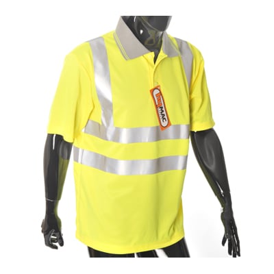 HYM771 Hymac Hi Vis Polo Shirt (Yellow)