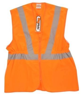HYM002 (Carton) Hymac Hi Vis Long Rail Vest