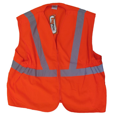 HYM022 Hymac Hi Vis Long Rail Vest (Orange)
