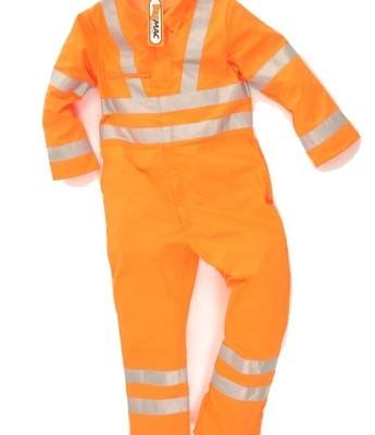 HYM024 Hymac Hi Vis Coverall (Orange)