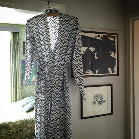 Dressing Gown - Rainbow Blue