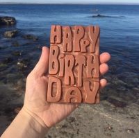 Happy Birthday Dark Chocolate Bar