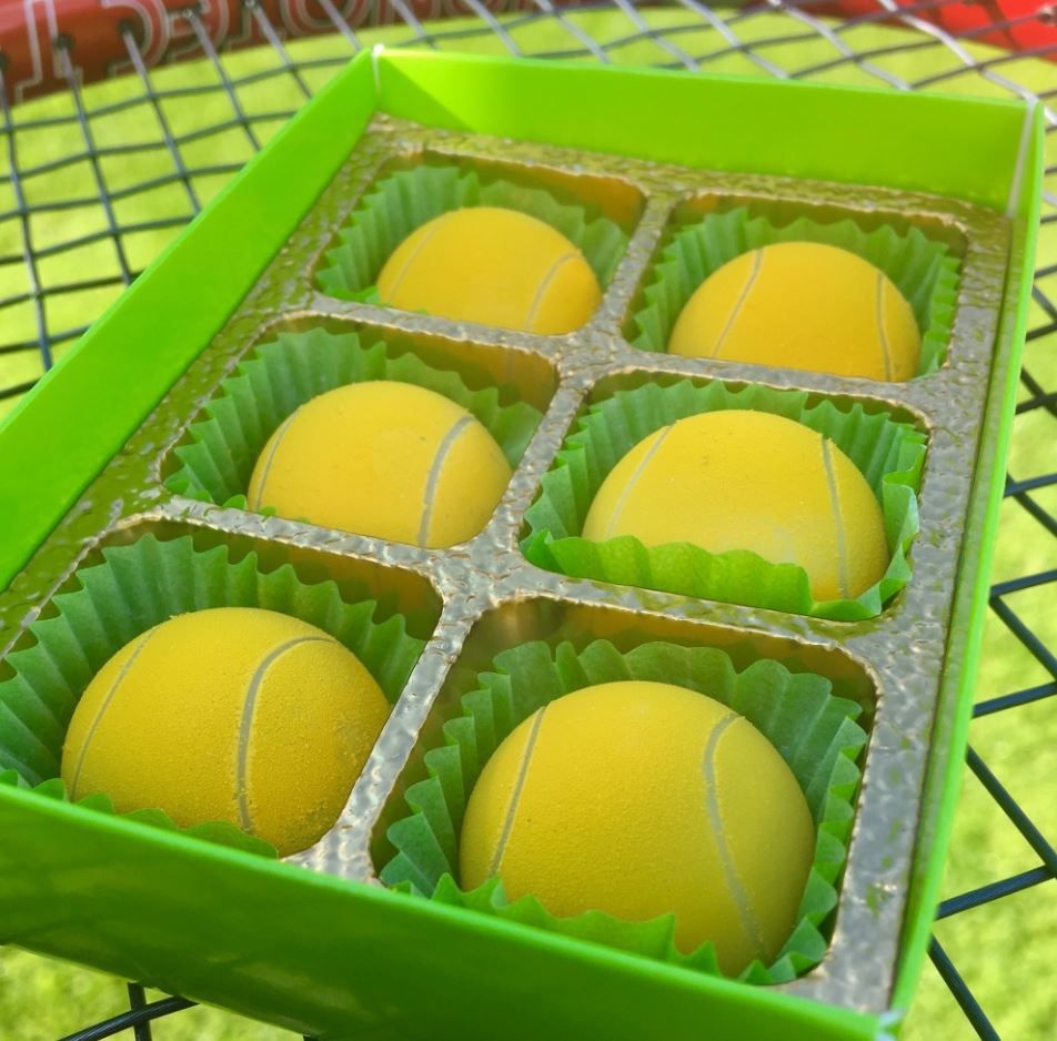 Pimms chocolate tennis balls
