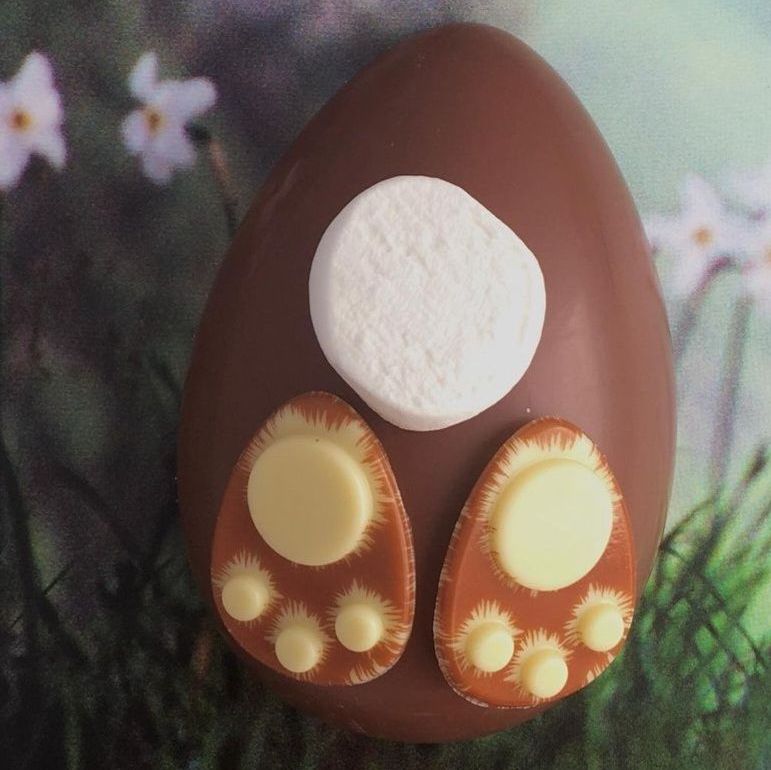 Bunny Bum Honeycomb Easter Egg