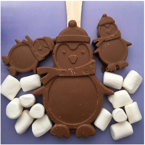 Penguin Hot Chocolate Stirrer