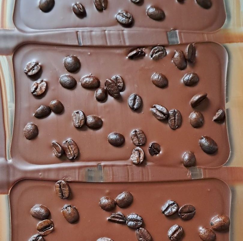 Roasted Coffee Bean Dark Chocolate Bar