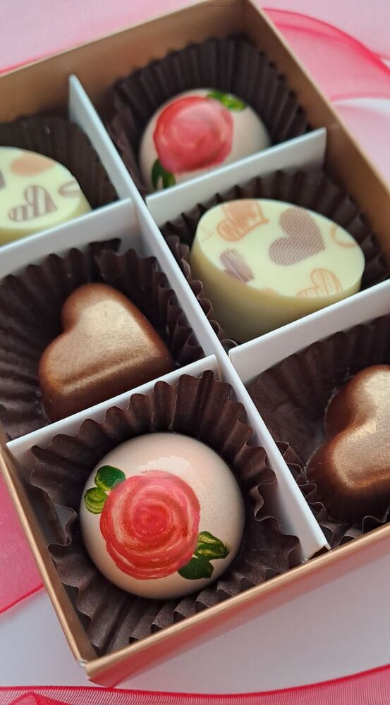 Box of 6 Handmade Chocolates