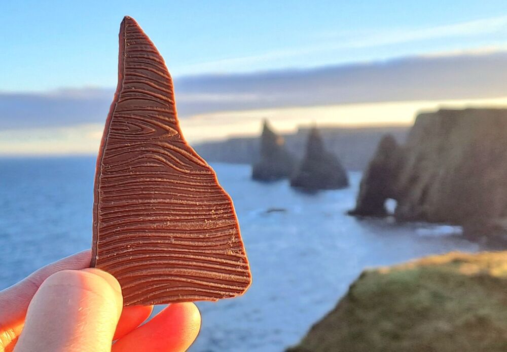 Duncansby Stacks Inspired Chocolate Shards