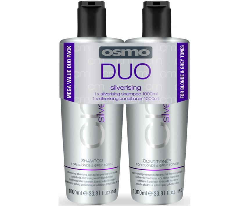 Osmo Silverising Shampoo & Conditioner 1000ml Twin Pack