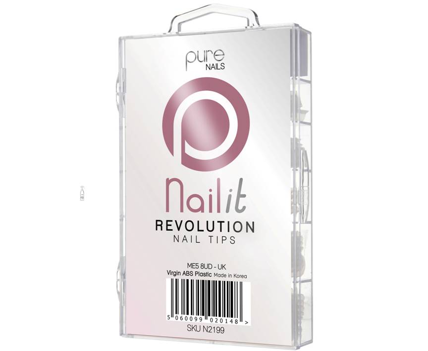 Pure Nails Revolution Half Well Tips 100 Pack