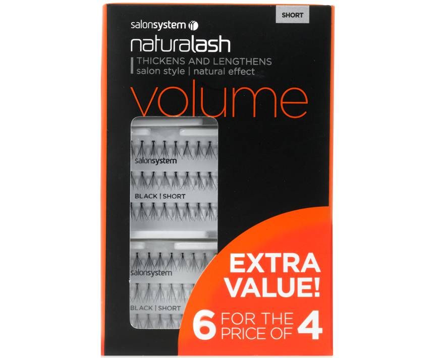 Individual Lashes Flare Black Short 6 For Price Of 4 Pack