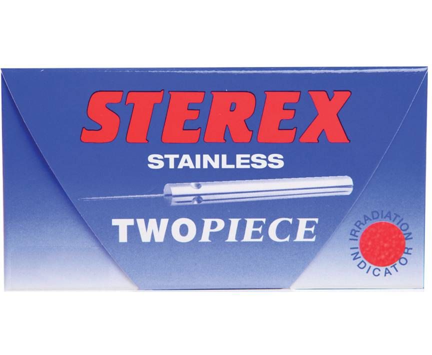 Sterex Stainless Two Piece Needles F2S Short 50 Pack