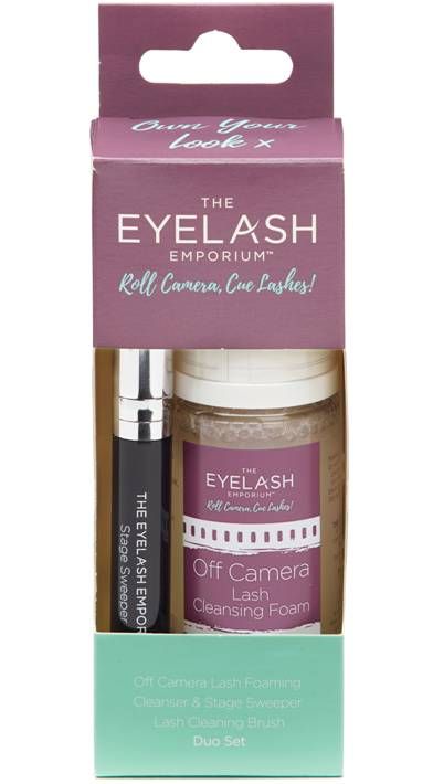 Eyelash Emporium Off Camera Cleanser & Brush Duo