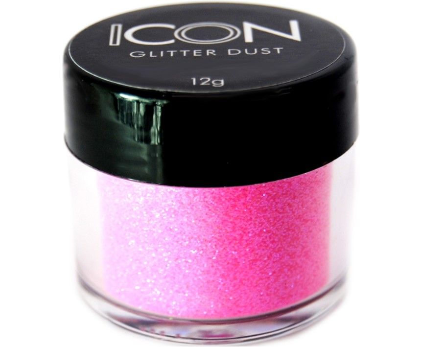 Icon Glitter Fluorescent Pink 12g
