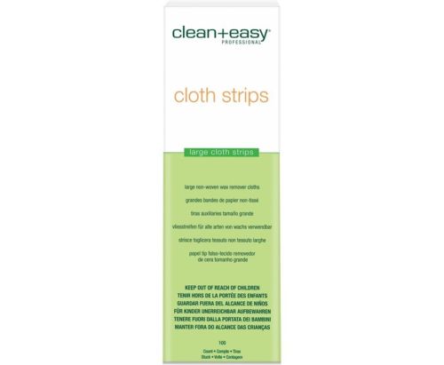 Clean & Easy Paper Waxing Strips Large 100 Pack