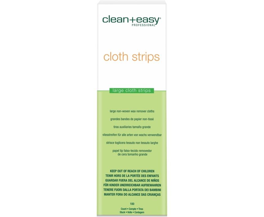 Clean & Easy Paper Waxing Strips Large 100 Pack
